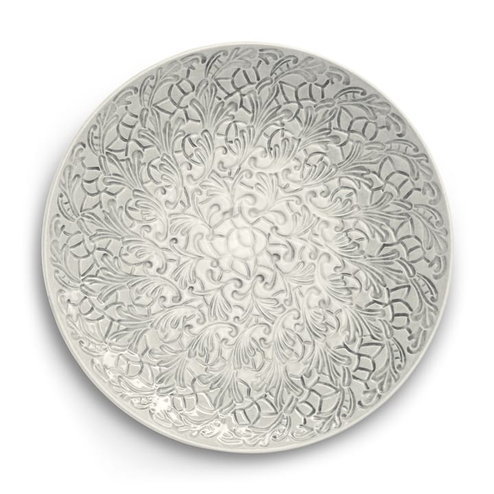 Lace saucer 34 cm - Grey - Mateus