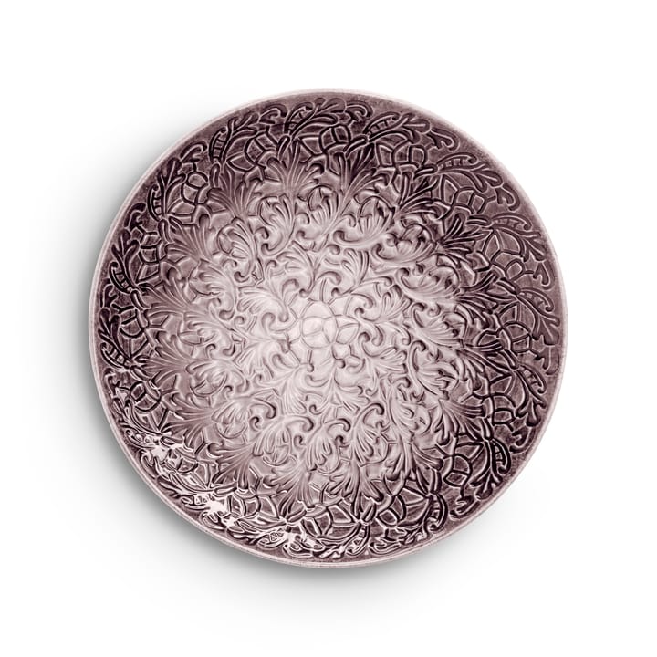 Lace saucer 34 cm - Plum - Mateus