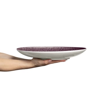 Lace saucer 34 cm - Plum - Mateus