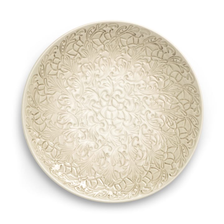 Lace saucer 34 cm - Sand - Mateus