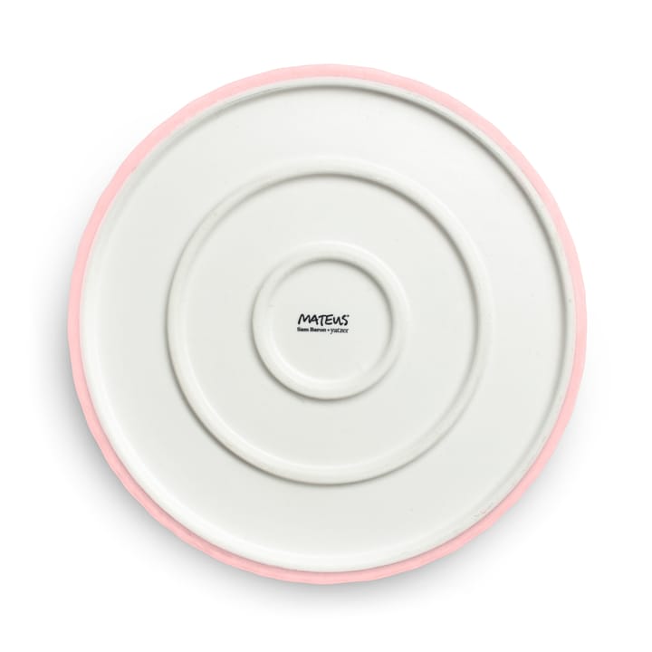 MSY plate 20 cm, light pink Mateus