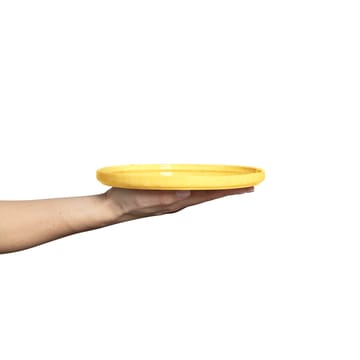 MSY plate 20 cm - Yellow - Mateus