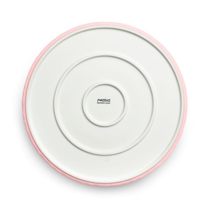 MSY plate 25 cm, light pink Mateus