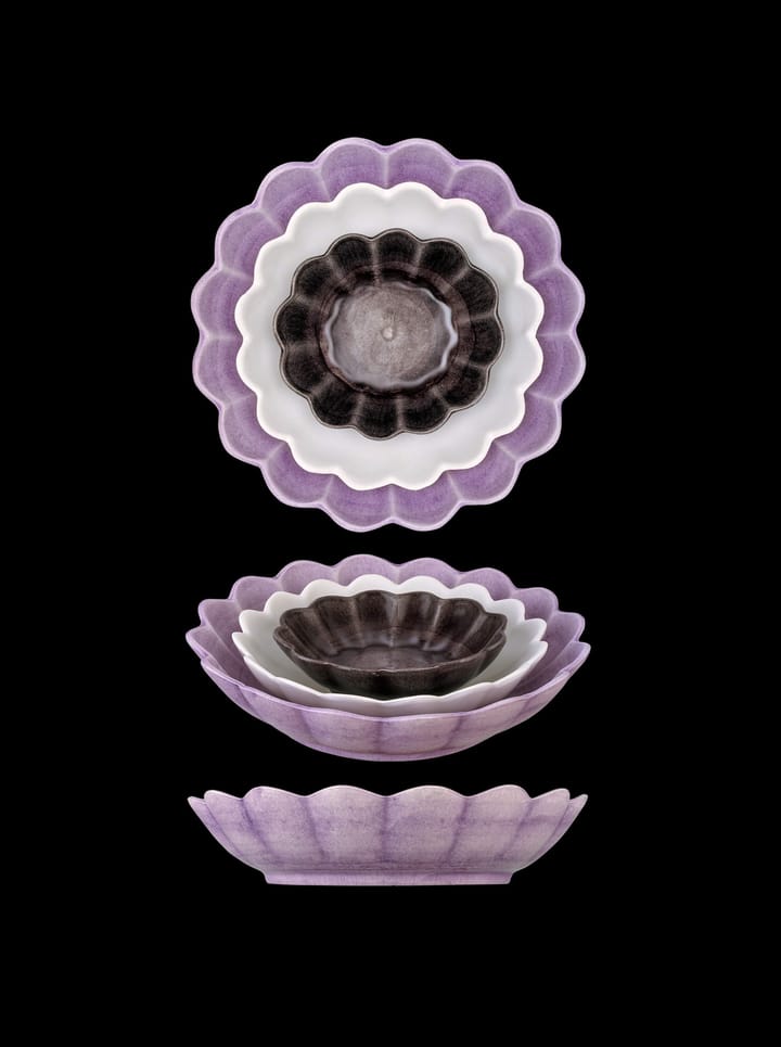 Oyster bowl Ø13 cm, Plum Mateus