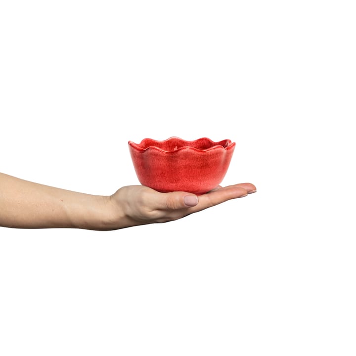 Oyster bowl Ø13 cm, Red-Limited Edition Mateus