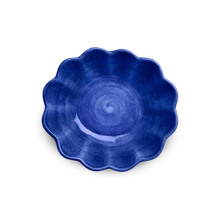 Oyster bowl 16x18 cm, Blue Mateus