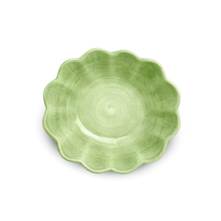 Oyster bowl 16x18 cm, Green Mateus