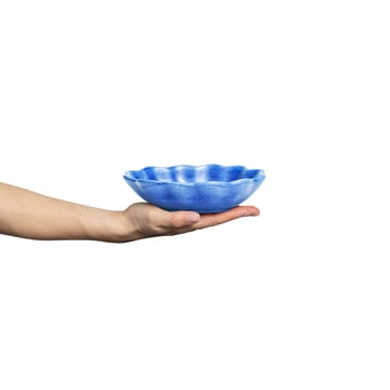 Oyster bowl 16x18 cm - Light blue - Mateus