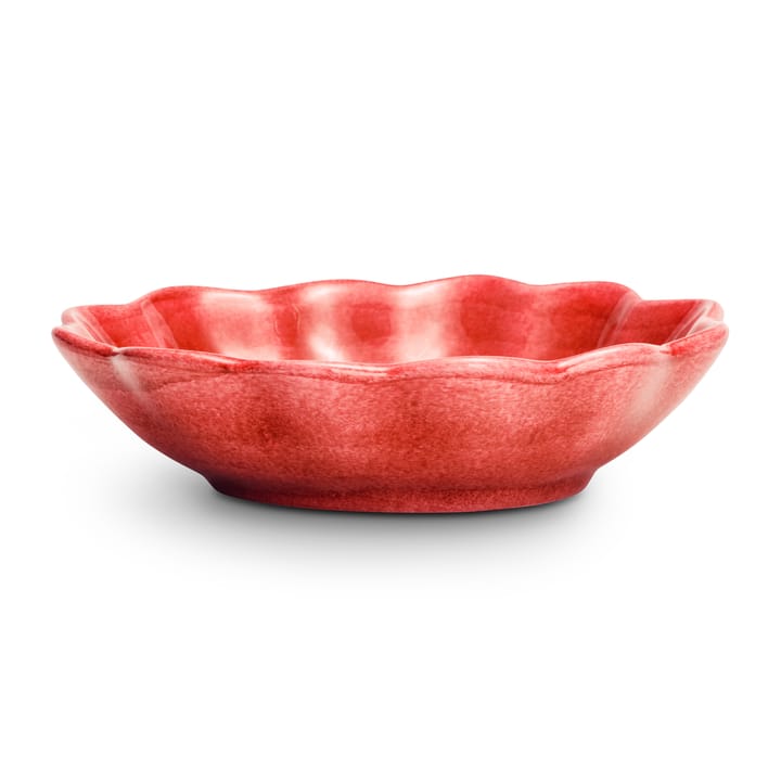 Oyster bowl 16x18 cm, Red-Limited Edition Mateus