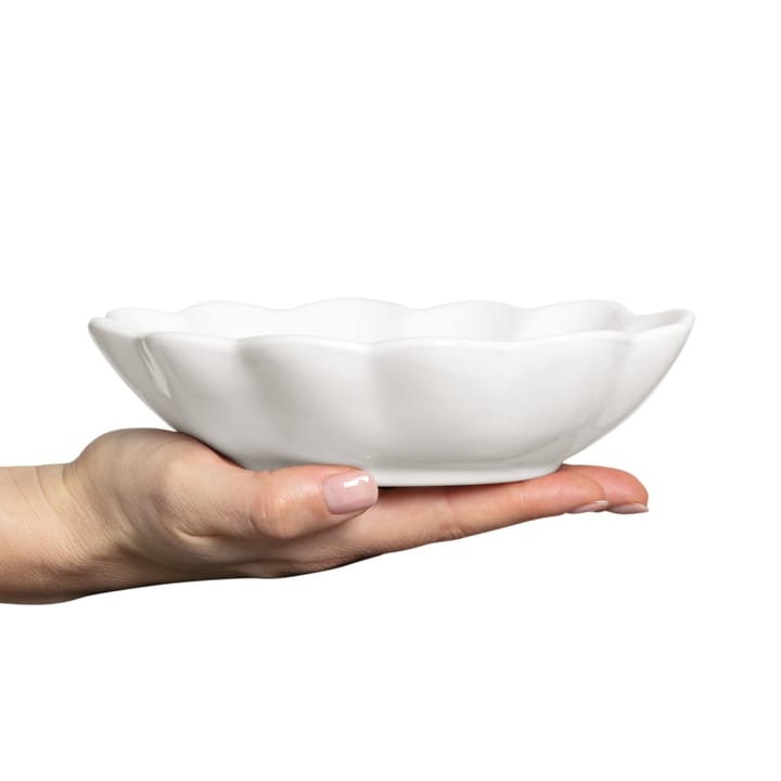 Oyster bowl 16x18 cm, white Mateus