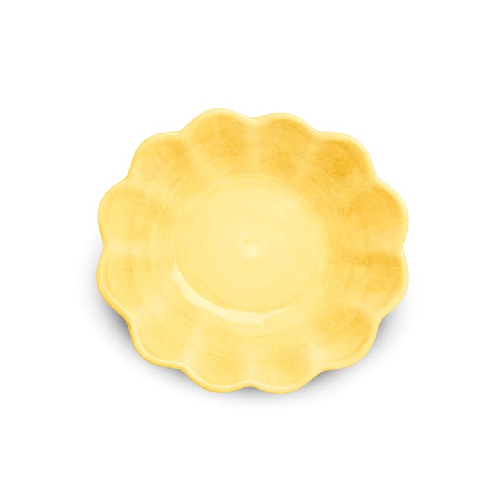 Oyster bowl 16x18 cm, Yellow Mateus