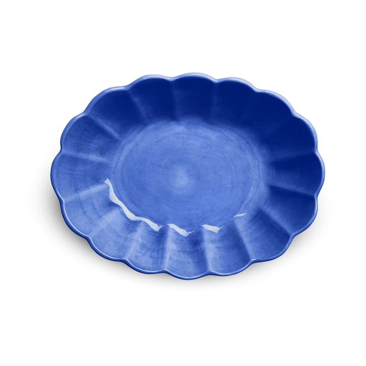 Oyster bowl 18x23 cm, Blue Mateus