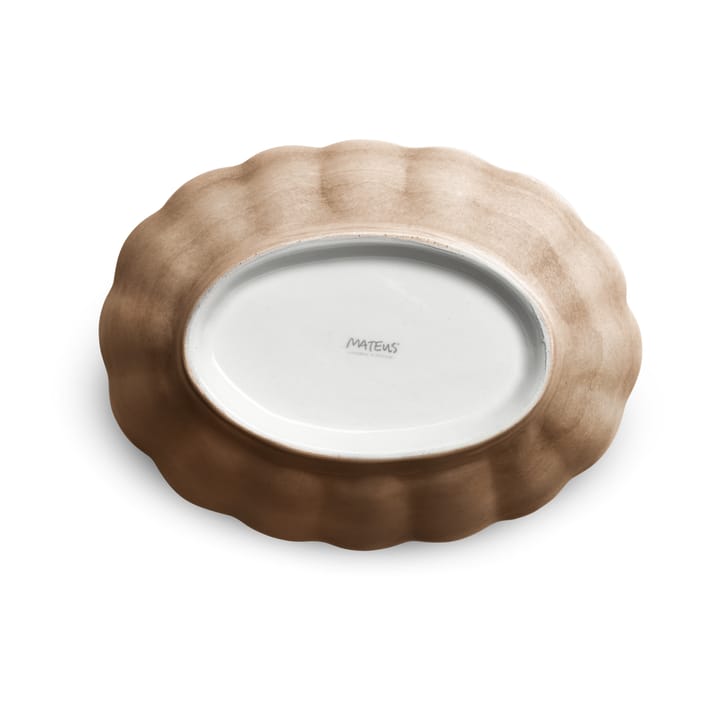 Oyster bowl 18x23 cm, Cinnamon Mateus