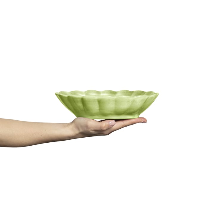 Oyster bowl 18x23 cm, Green Mateus