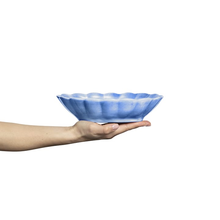 Oyster bowl 18x23 cm, Light blue Mateus