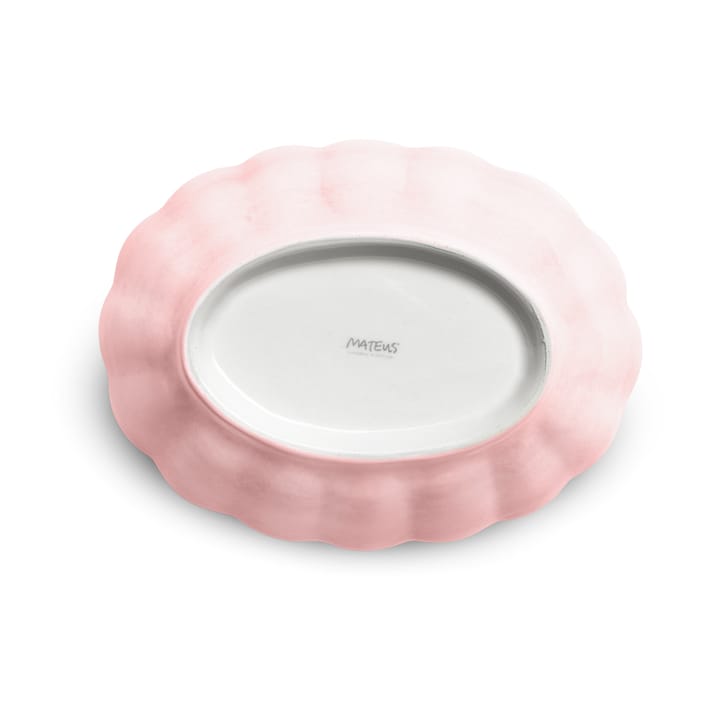 Oyster bowl 18x23 cm, Light pink Mateus