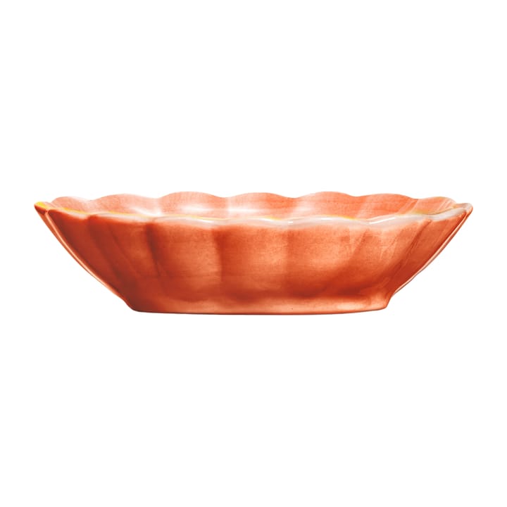 Oyster bowl 18x23 cm, Orange Mateus