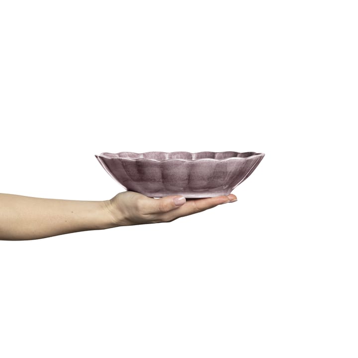 Oyster bowl 18x23 cm, Plum Mateus