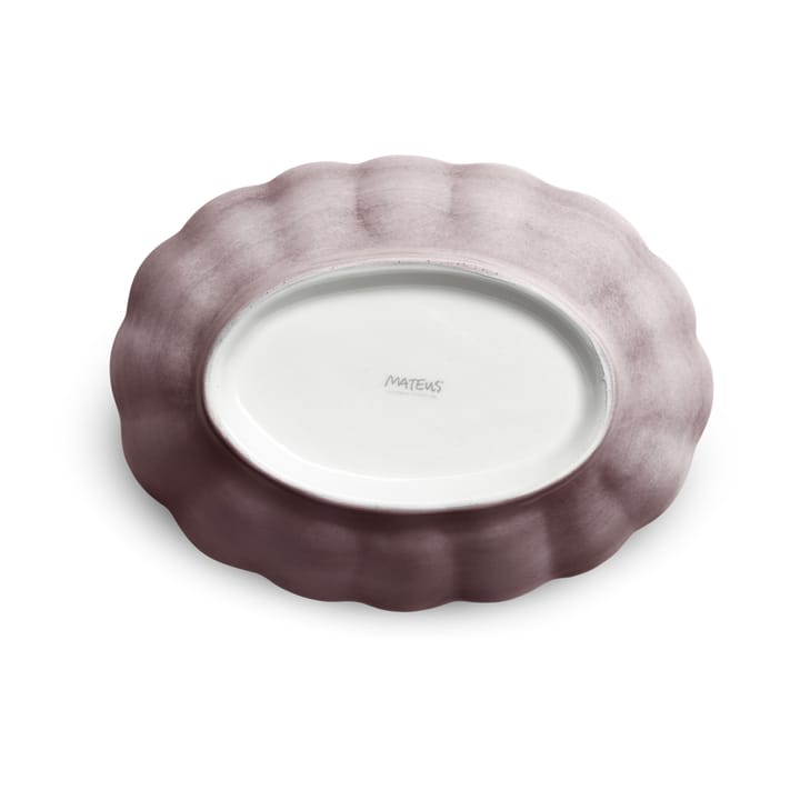 Oyster bowl 18x23 cm, Plum Mateus