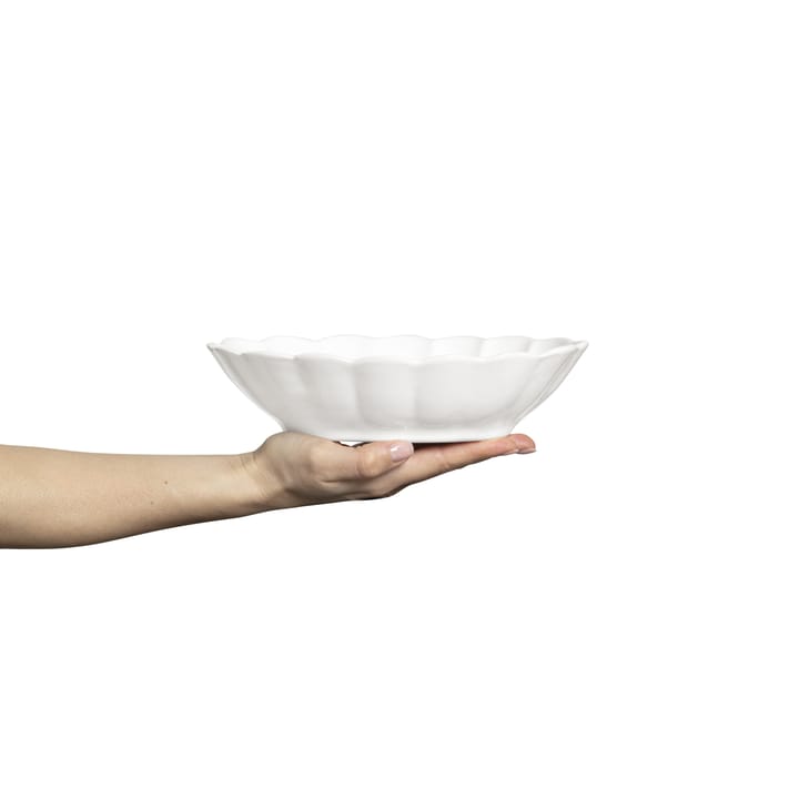 Oyster bowl 18x23 cm, White Mateus