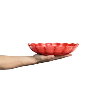 Oyster bowl Ø24 cm - Red-Limited Edition - Mateus