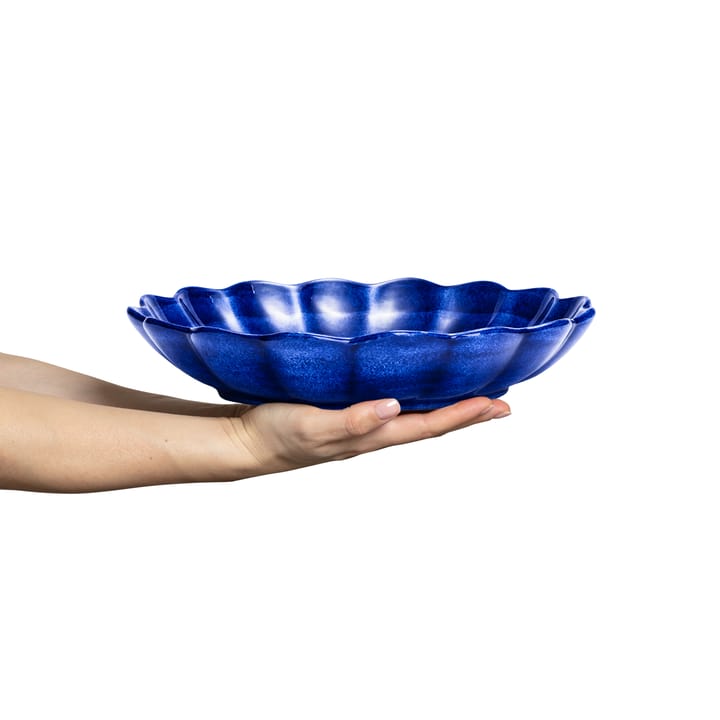 Oyster bowl Ø31 cm, Blue Mateus