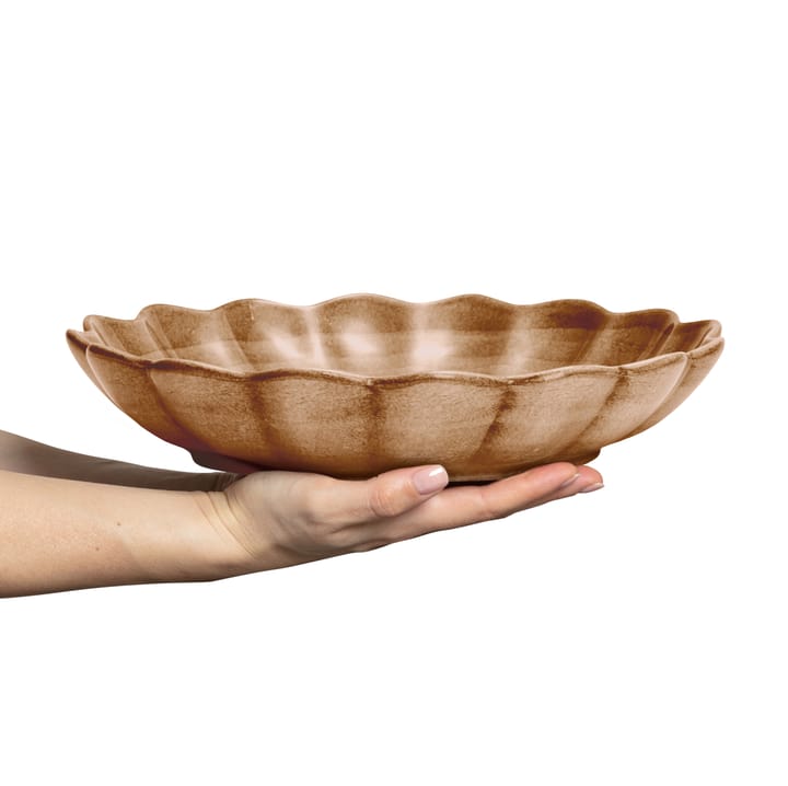 Oyster bowl Ø31 cm, cinnamon Mateus