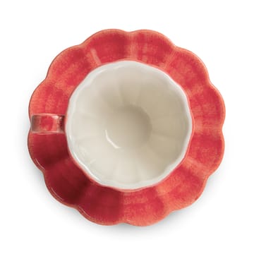 Oyster cup with saucer 25 cl - Red - Mateus