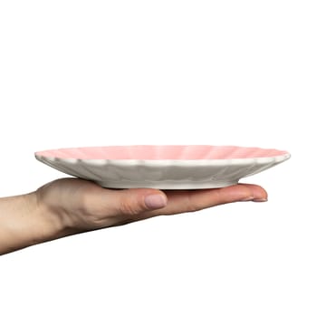 Oyster plate 20 cm - light pink - Mateus