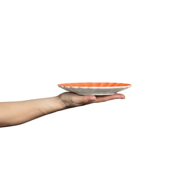 Oyster plate 20 cm - Orange - Mateus