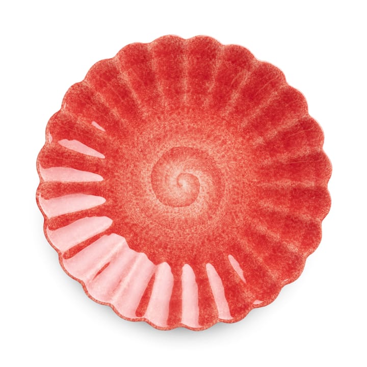 Oyster plate 20 cm - Red - Mateus