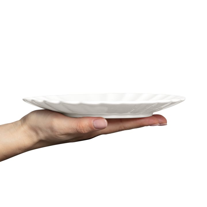 Oyster plate 20 cm, White Mateus