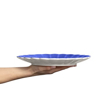 Oyster plate 28 cm - Blue - Mateus