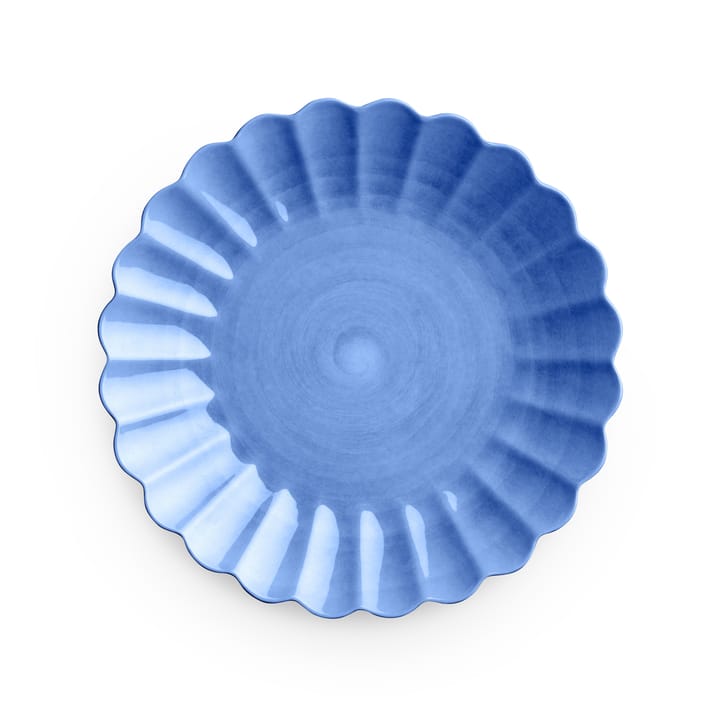 Oyster plate 28 cm, Light blue Mateus