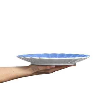 Oyster plate 28 cm - Light blue - Mateus