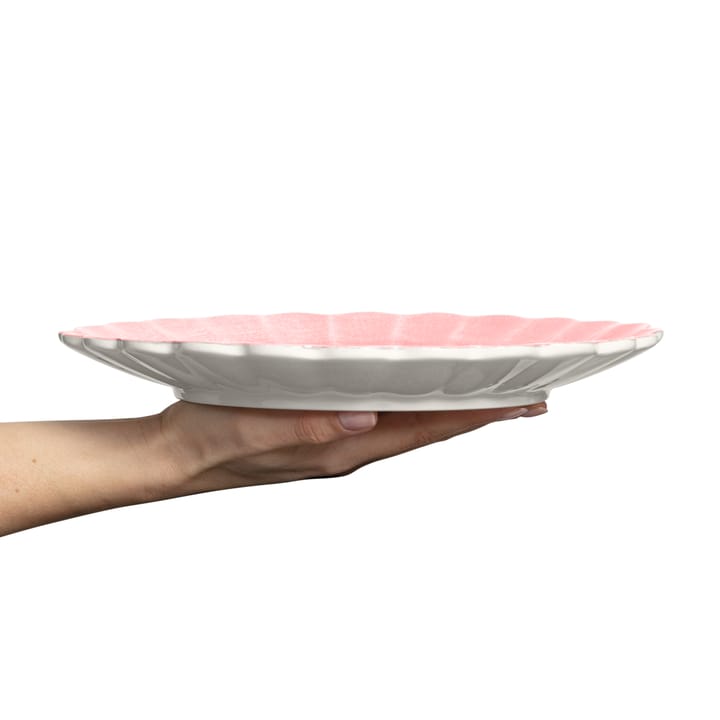 Oyster plate 28 cm, light pink Mateus