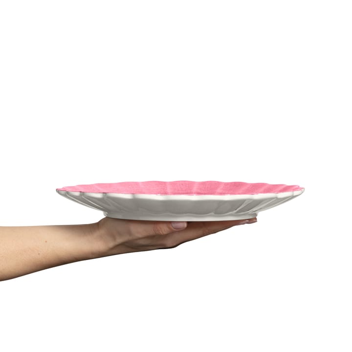 Oyster plate 28 cm, Pink Mateus