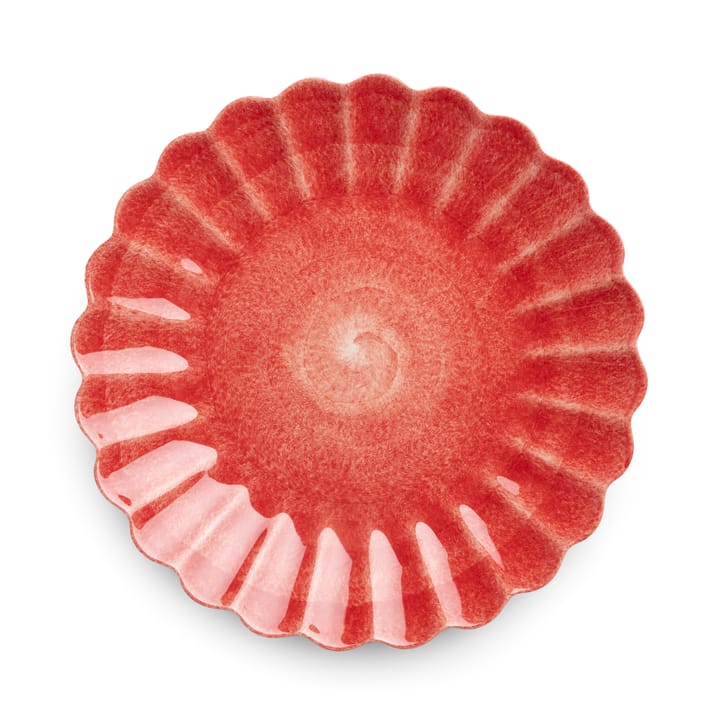 Oyster plate 28 cm - Red - Mateus