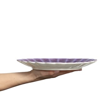 Oyster plate 28 cm - Violet - Mateus