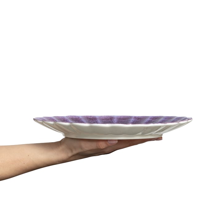 Oyster plate 28 cm, Violet Mateus