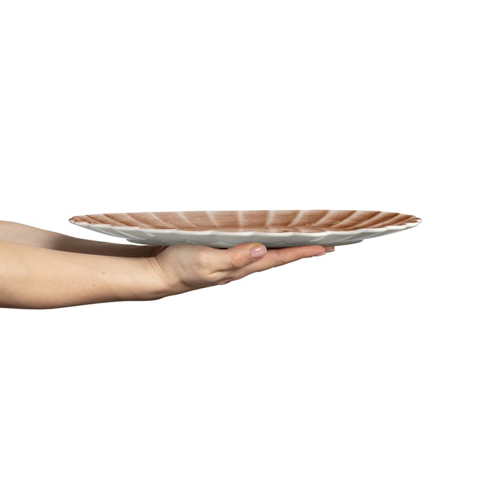 Oyster saucer 30x35 cm, Cinnamon Mateus