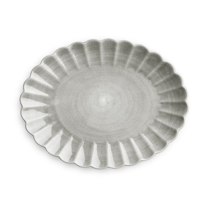 Oyster saucer 30x35 cm, grey Mateus