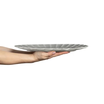 Oyster saucer 30x35 cm - grey - Mateus