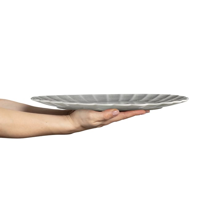 Oyster saucer 30x35 cm, grey Mateus