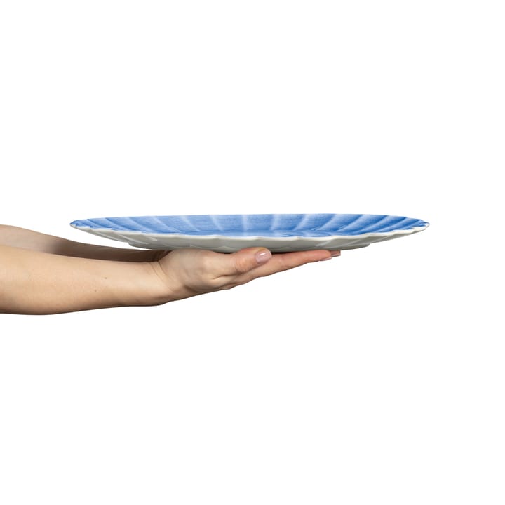 Oyster saucer 30x35 cm, Light blue Mateus