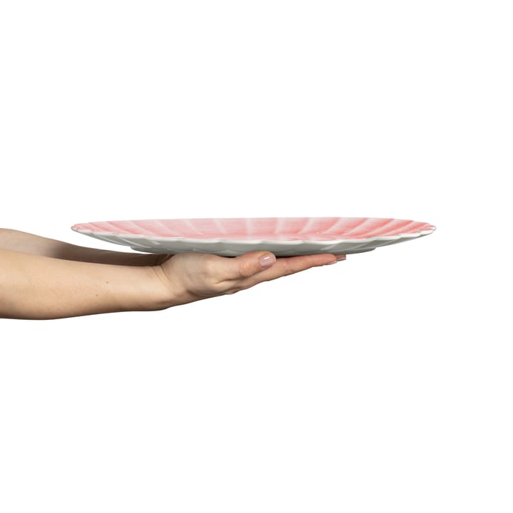 Oyster saucer 30x35 cm, Light pink Mateus