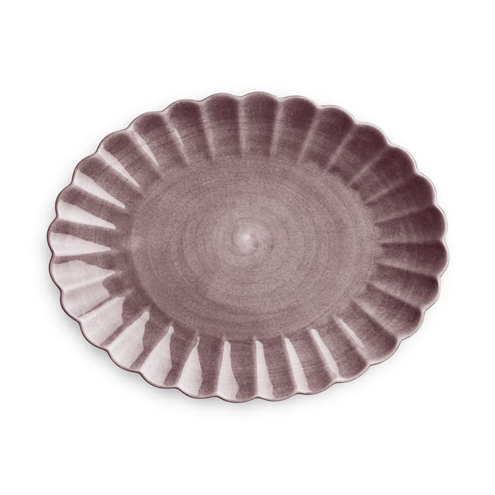 Oyster saucer 30x35 cm - Plum - Mateus