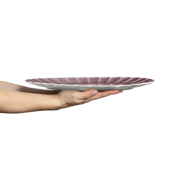 Oyster saucer 30x35 cm, Plum Mateus