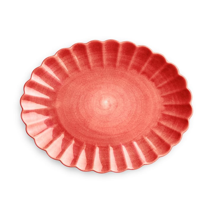 Oyster saucer 30x35 cm, Red-Limited Edition Mateus