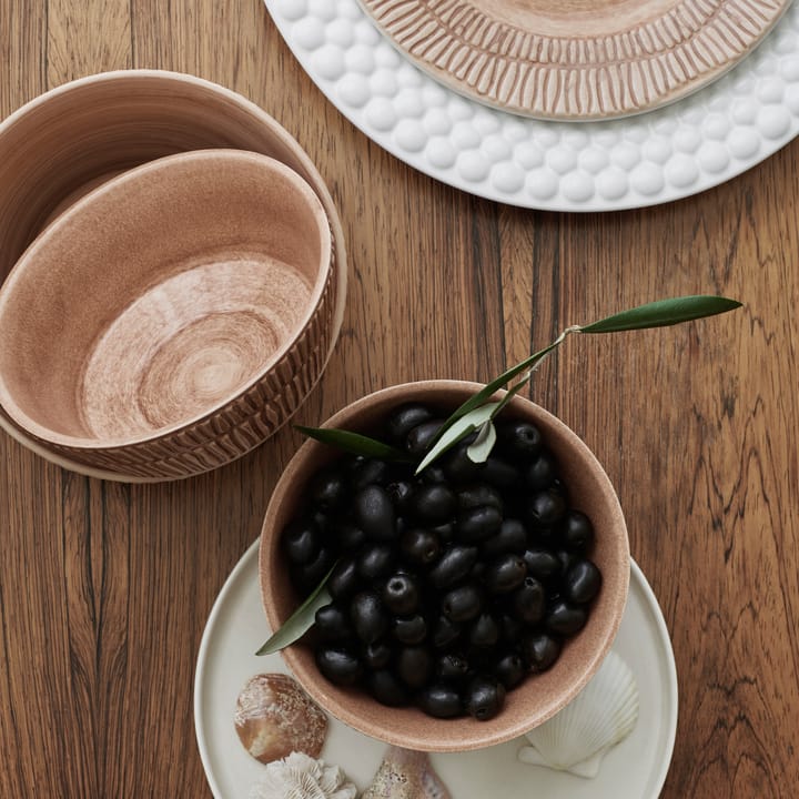 Stripes bowl Ø15 cm, Cinnamon Mateus